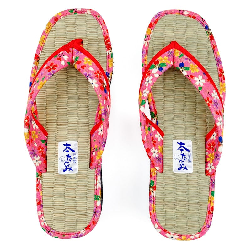 Lyserød Sakura japansk zori EU 35-37