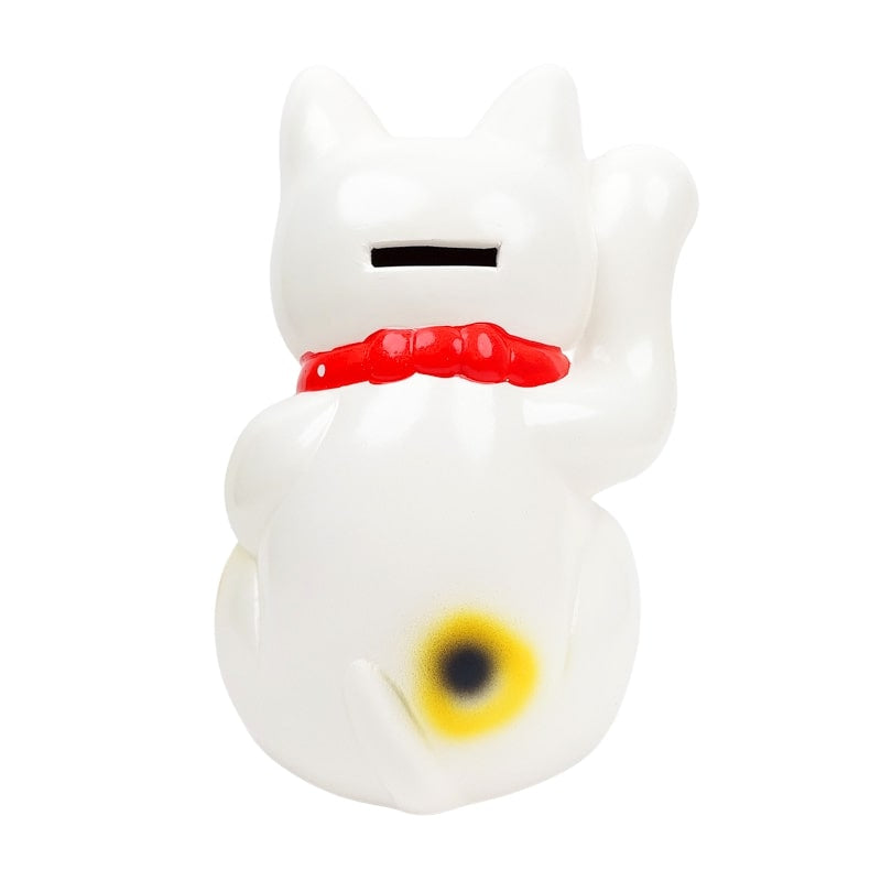 Maneki Neko Hvid Seto - 21 cm