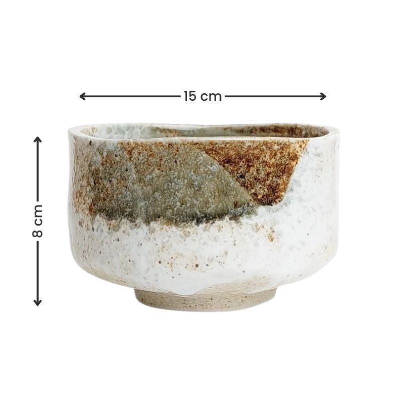 Matcha Shino te-skål