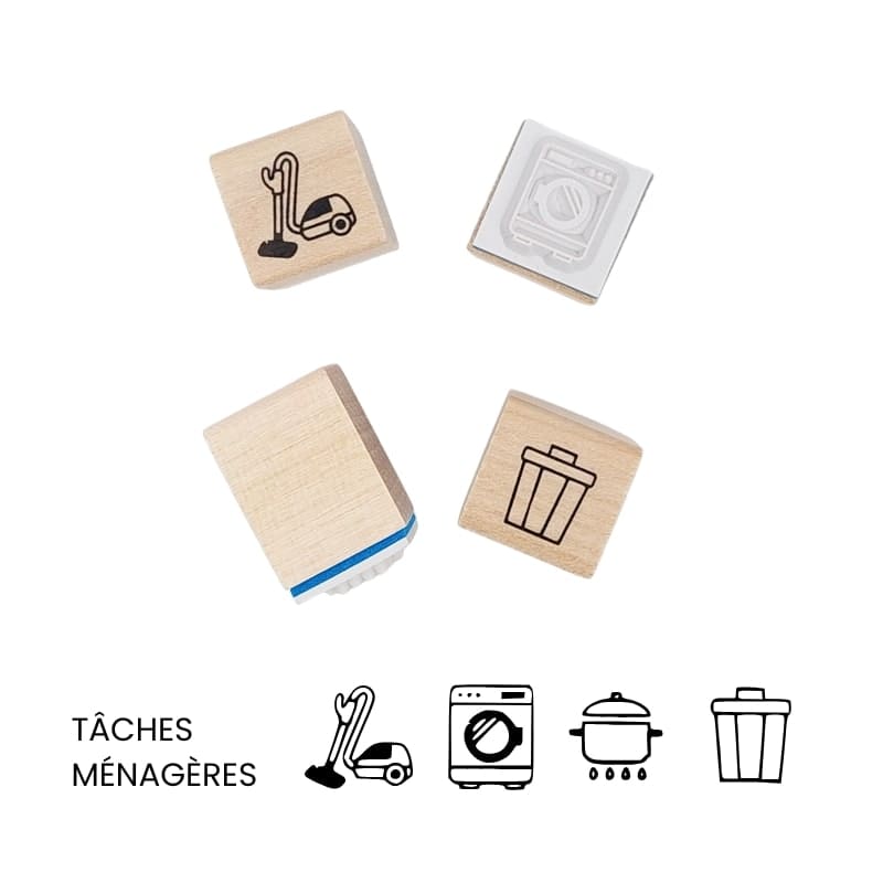 Mini japansk stempel Bullet Journal - Husarbejde