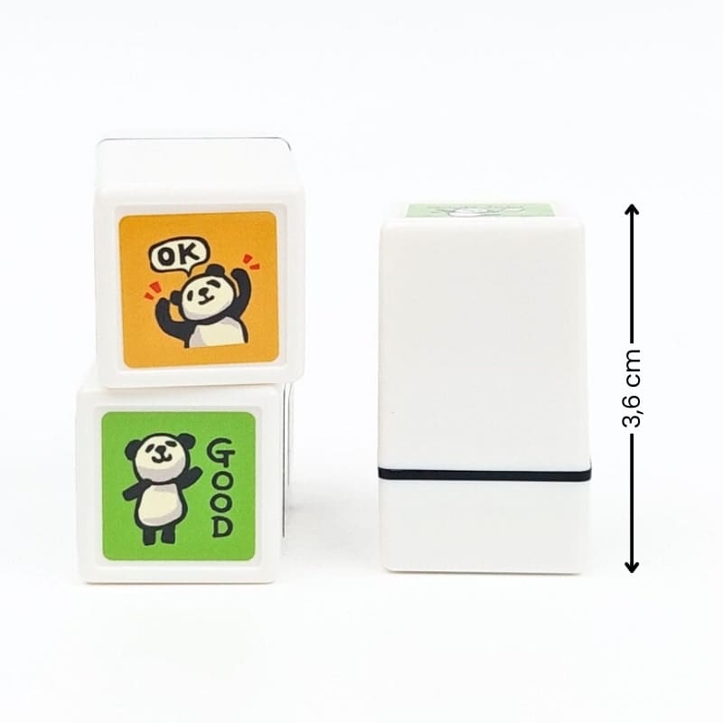 Mini japansk panda-stempel
