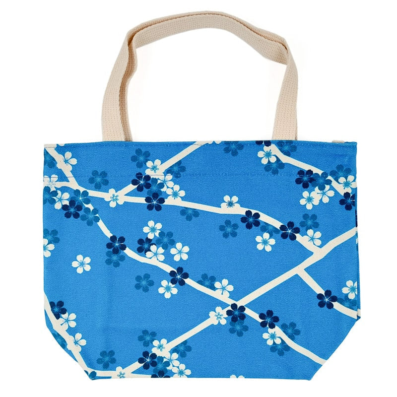 Mini tote bag Sakura blå
