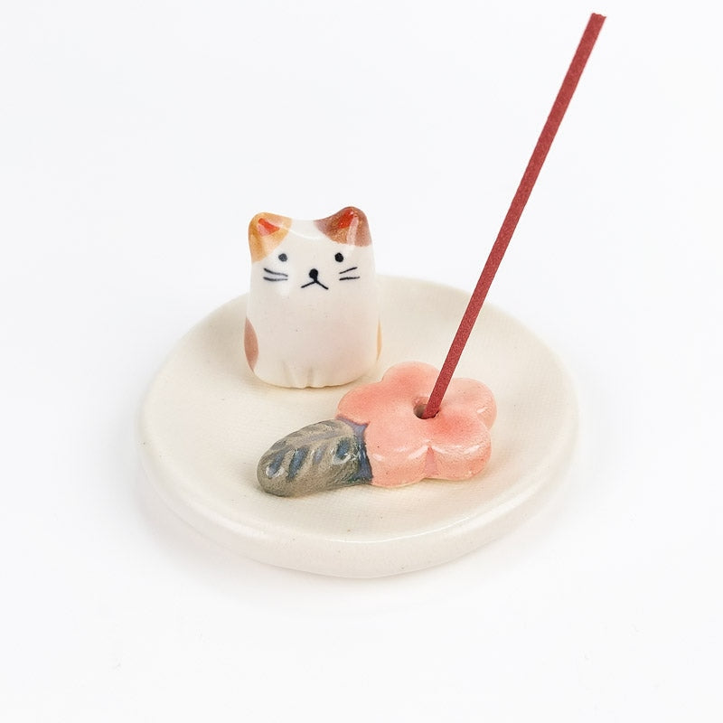 Neko Sakura japansk røgelsesholder