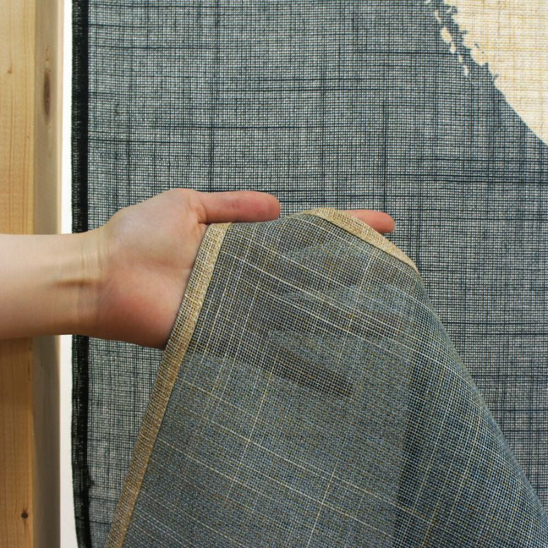 Noren Japansk Enso Blå 85 x 150 cm