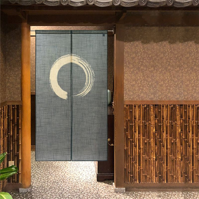 Noren Japansk Enso Blå 85 x 150 cm