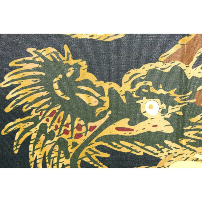 Noren japansk gylden drage 85 x 150 cm