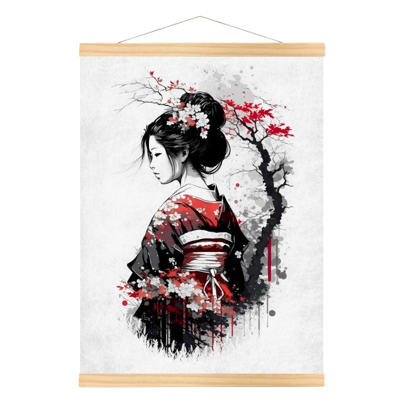 Nostalgia of a Geisha Japansk plakat A3