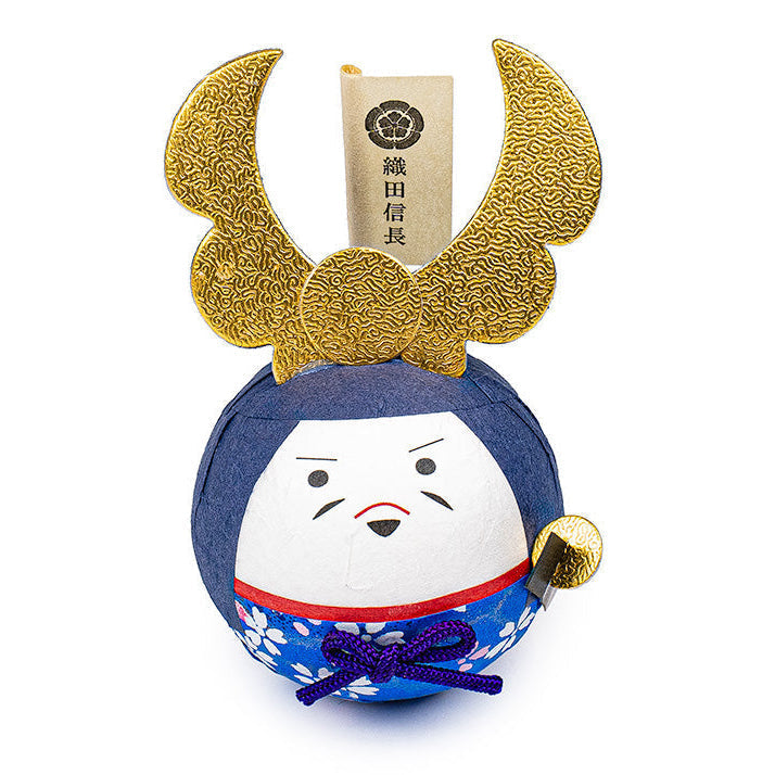Okiagari Washi Papirfigur - Oda Nobunaga