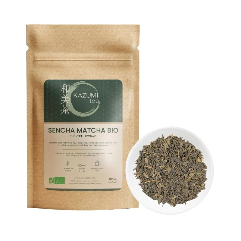 Økologisk Sencha Matcha te