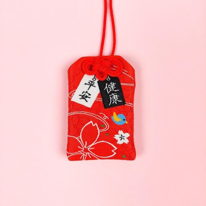 Omamori Kawaii Rød - Ugle