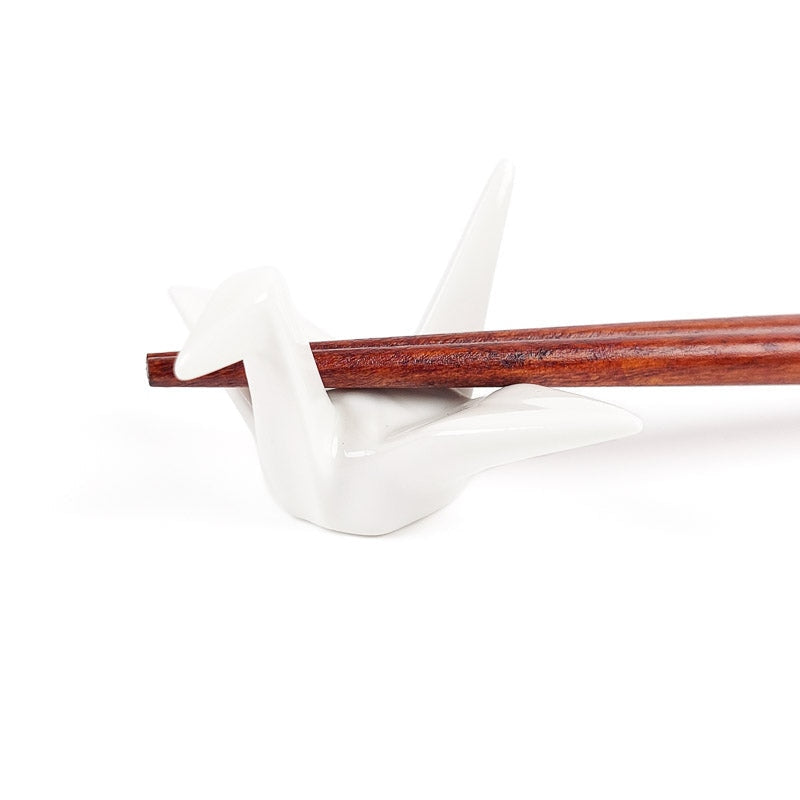 Origami hvid spisepindeholder