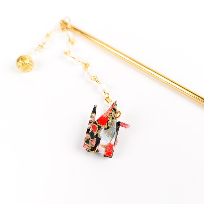 Origami japansk Kanzashi rød