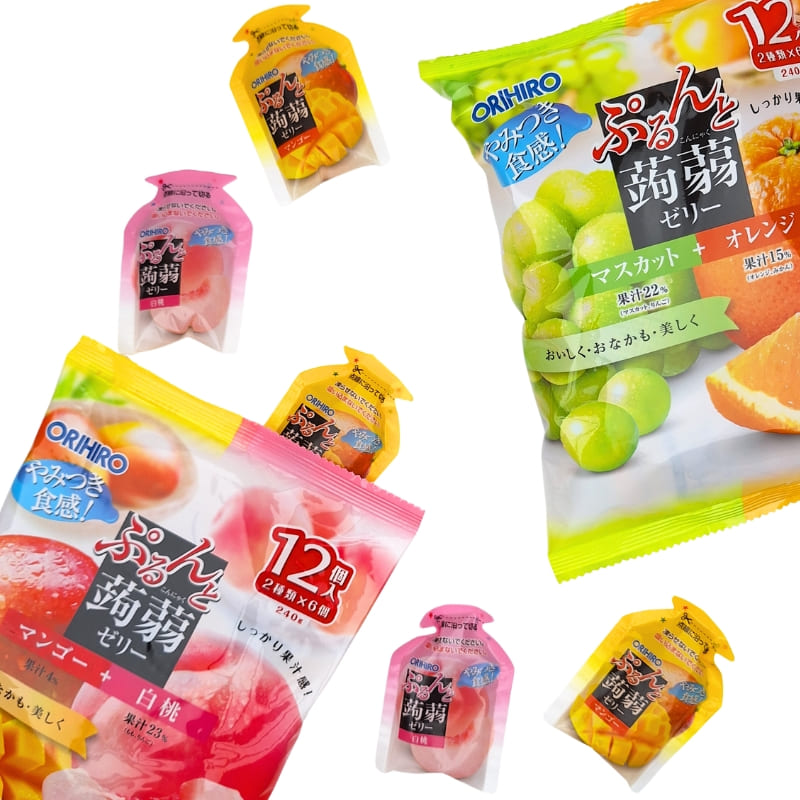 Orihiro Mango & Peach Konjac Jelly