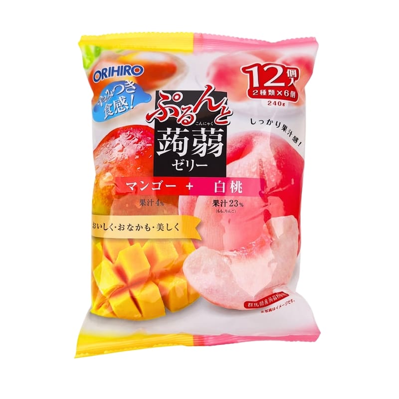 Orihiro Mango & Peach Konjac Jelly