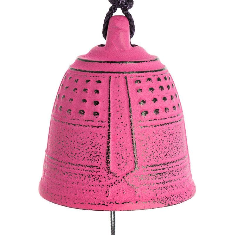Pink Iwachu japansk klokkespil i støbejern - 5,5 cm