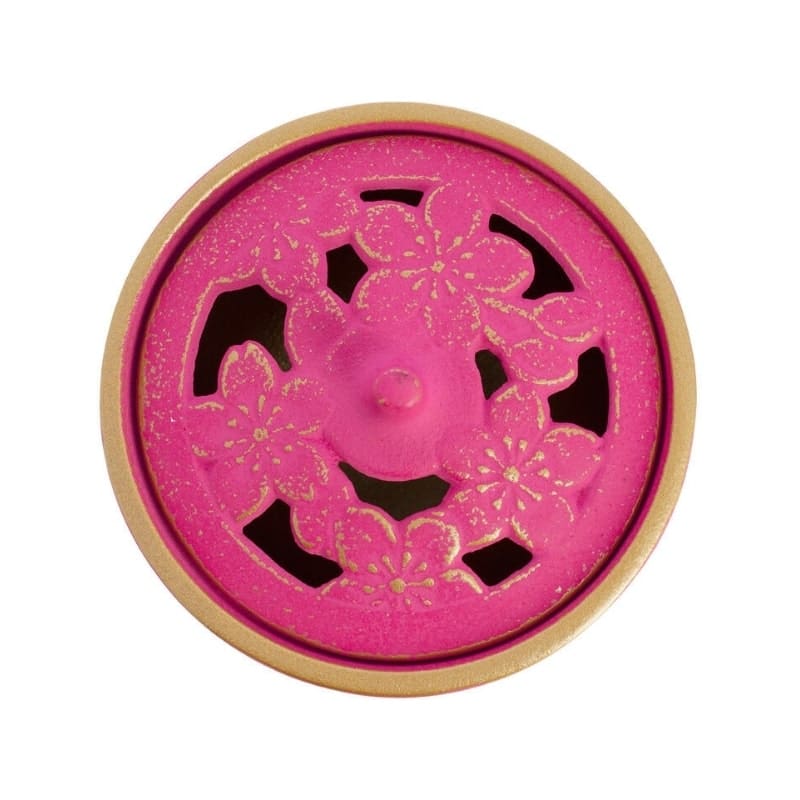 Pink Iwachu røgelsesbrænder i støbejern