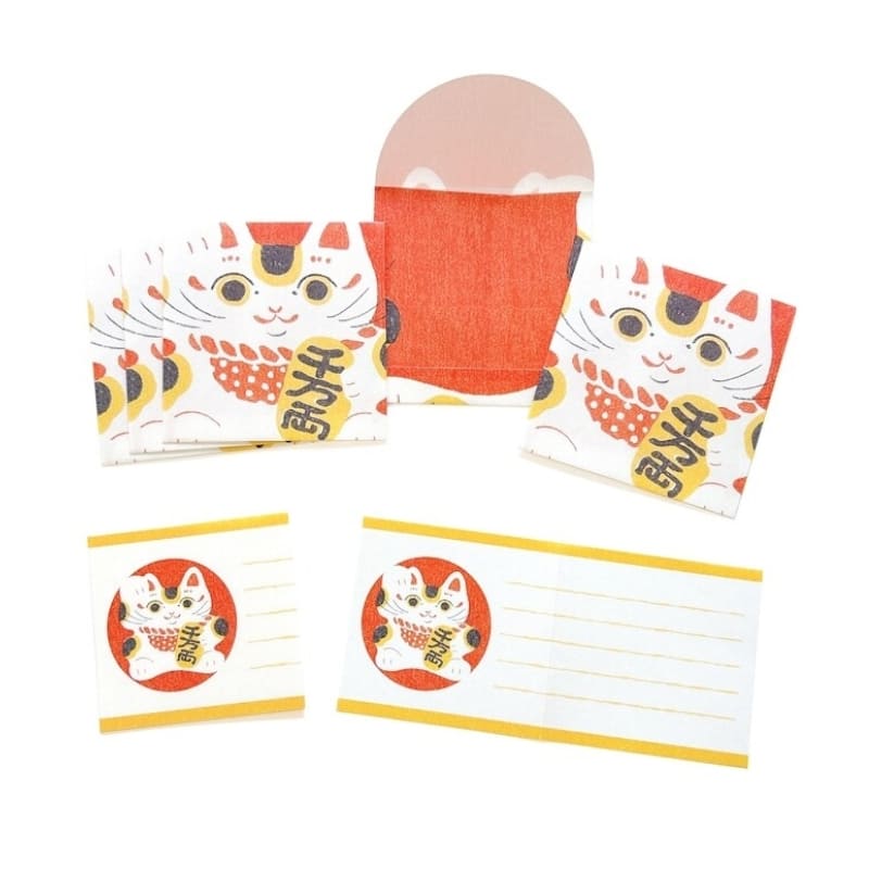Pochibumi Maneki Neko Bogstavpapir-sæt
