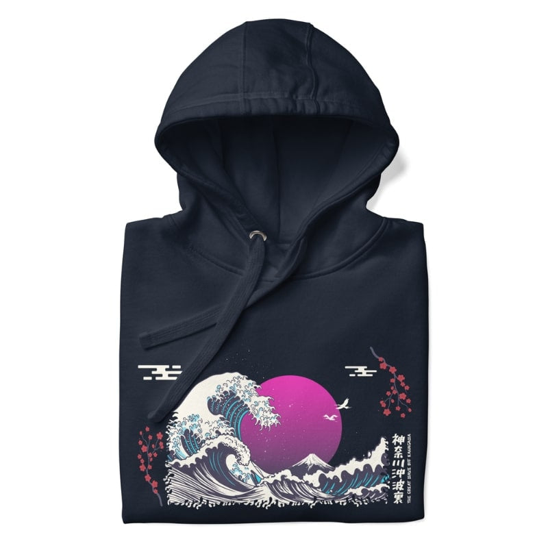 Purple Wave japansk sweatshirt