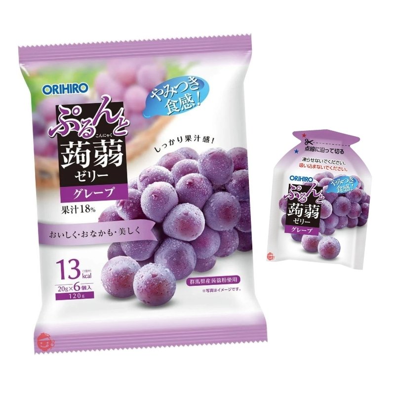 Purunto Grape Orihiro Konjac Jelly