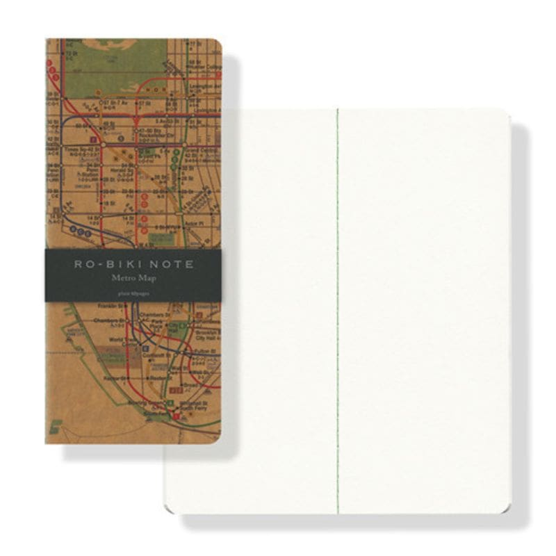 Ro-Biki Notebook Note Metro Map