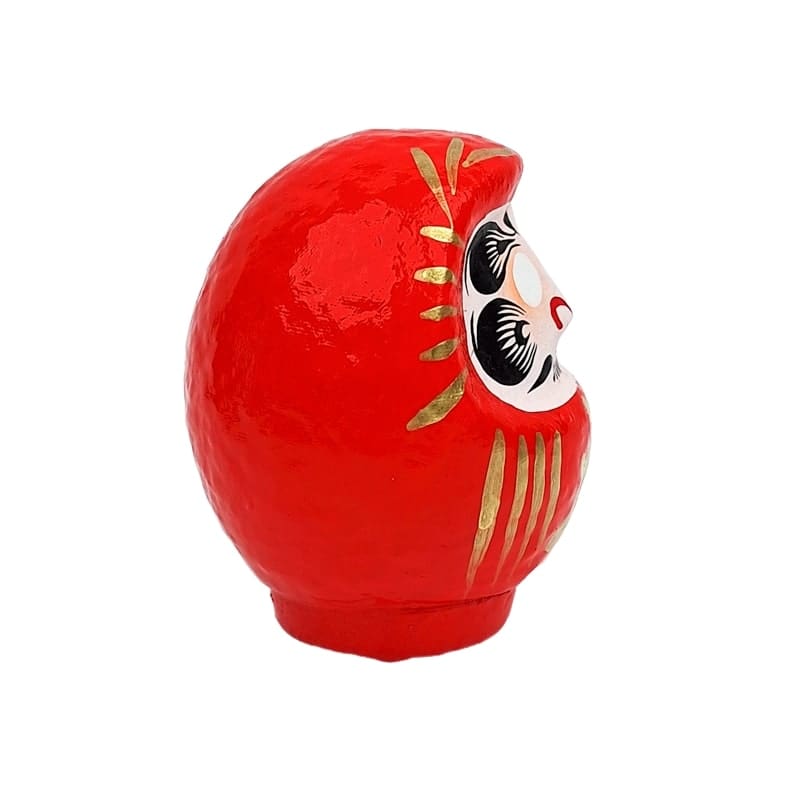 Rød japansk daruma - 9 til 15 cm