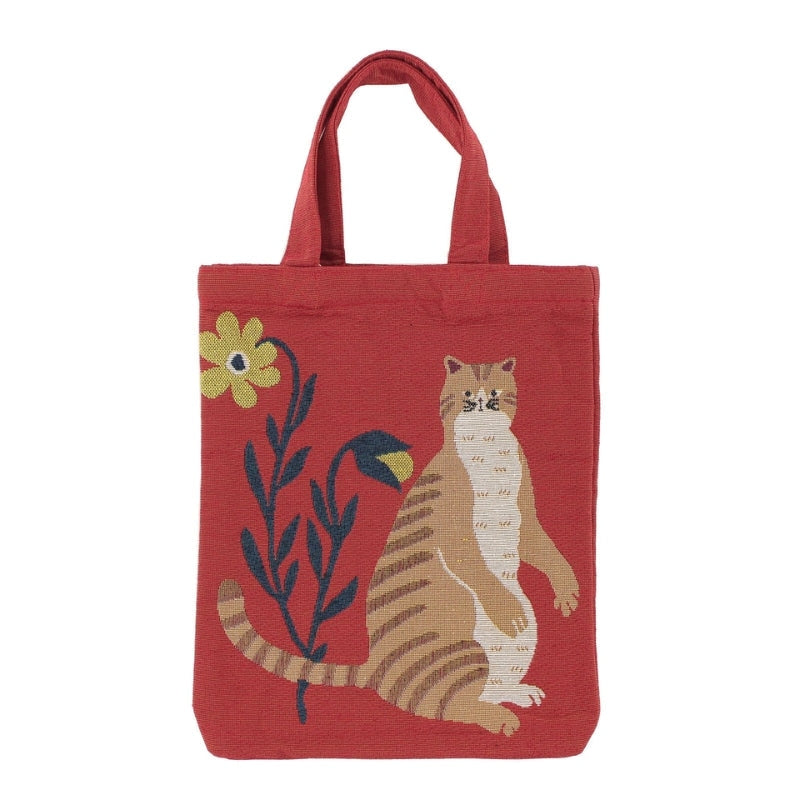Rød japansk katte-taske