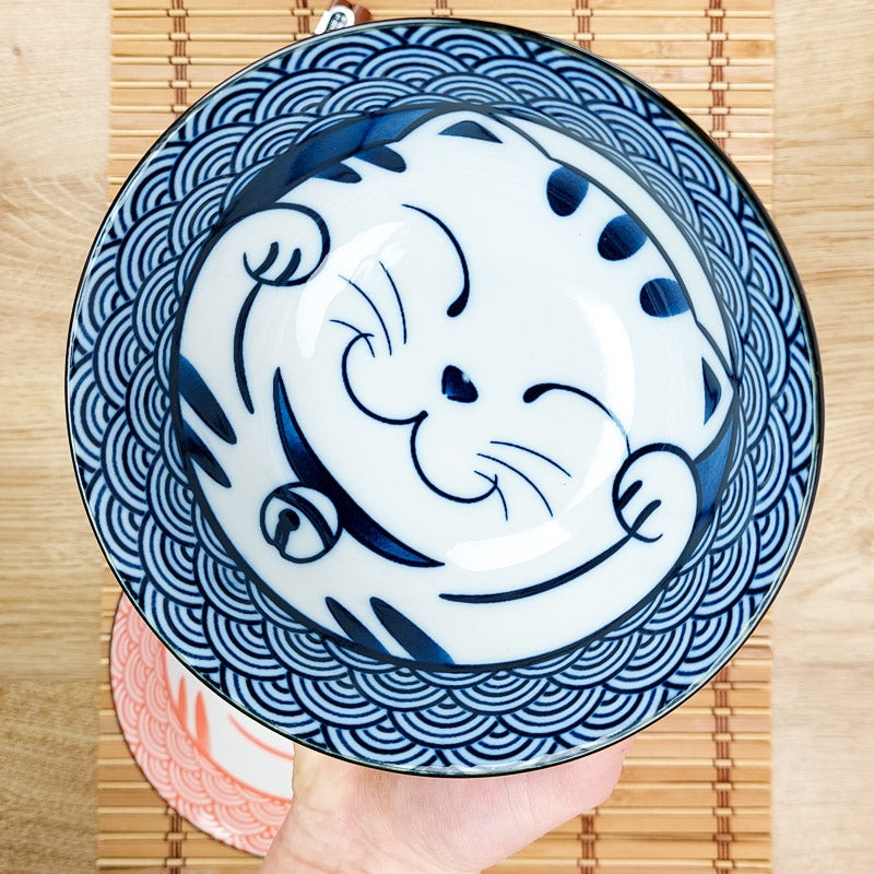 Sæt med 2 japanske katteskåle