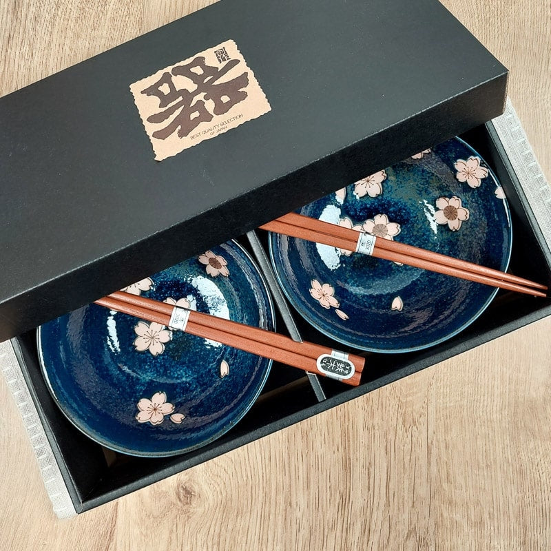 Sæt med 2 japanske Sakura-skåle