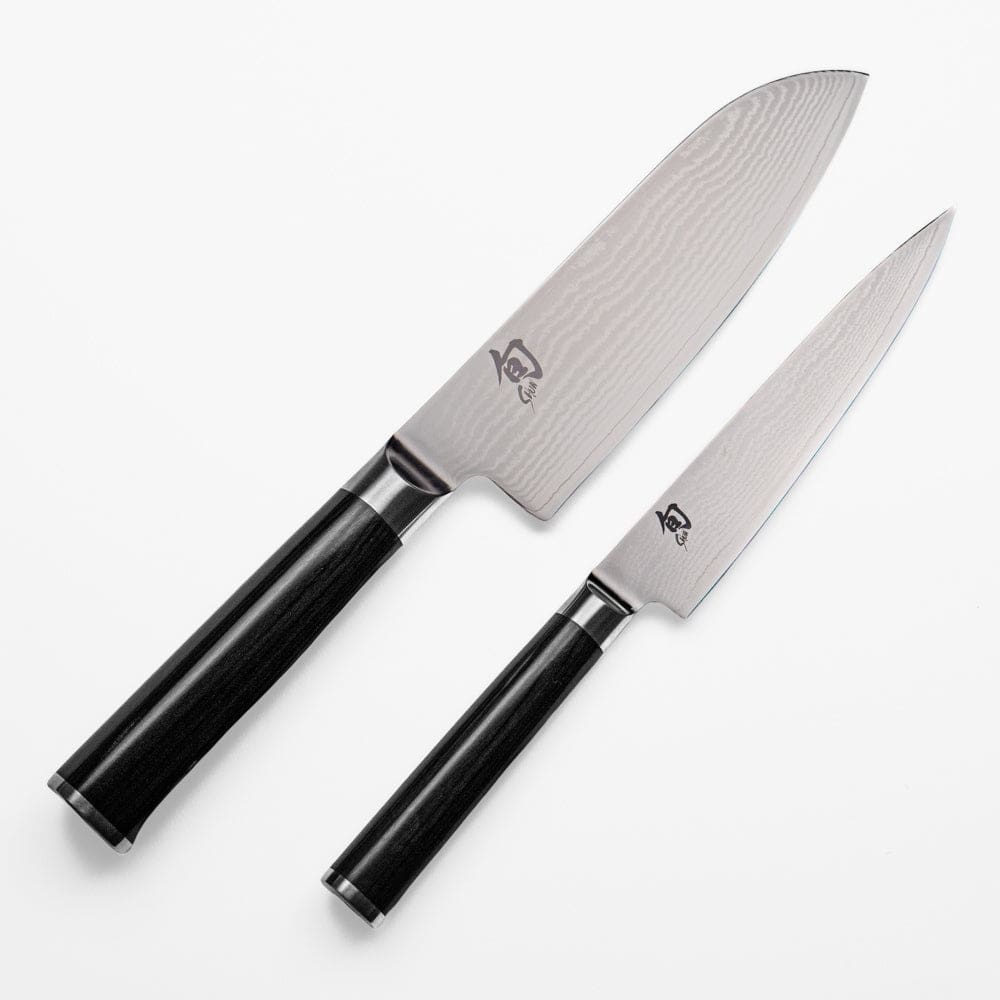 Sæt med 2 Shun Classic-knive - Universal og Santoku