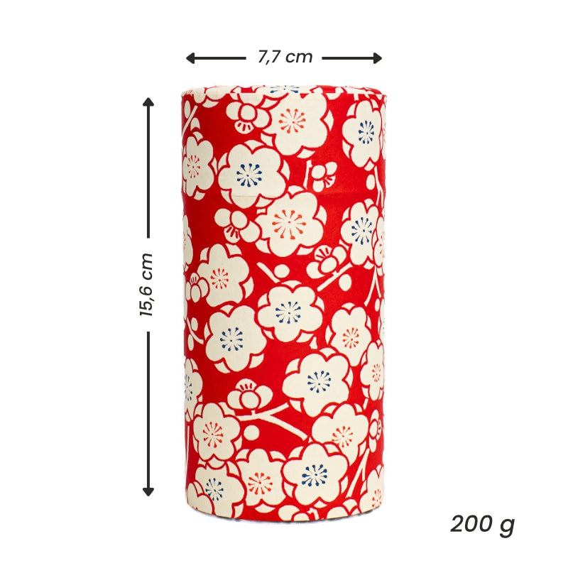 Sæt med 2 Tedåser med Washi-papir - Ume