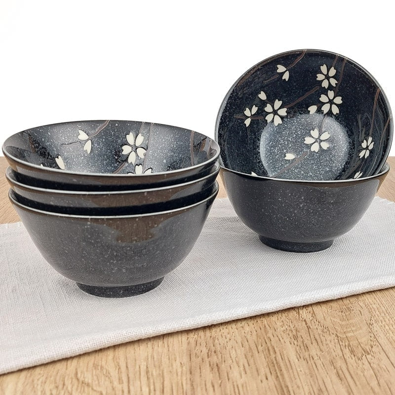 Sæt med 5 japanske forårsskåle