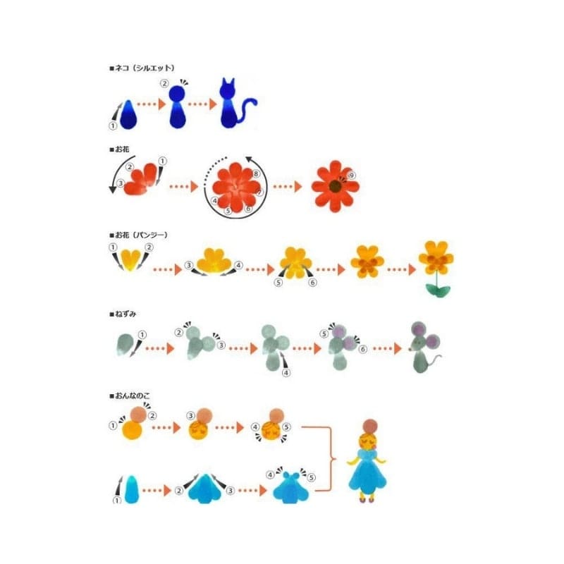 Sæt med 6 Dot Double Point-markører