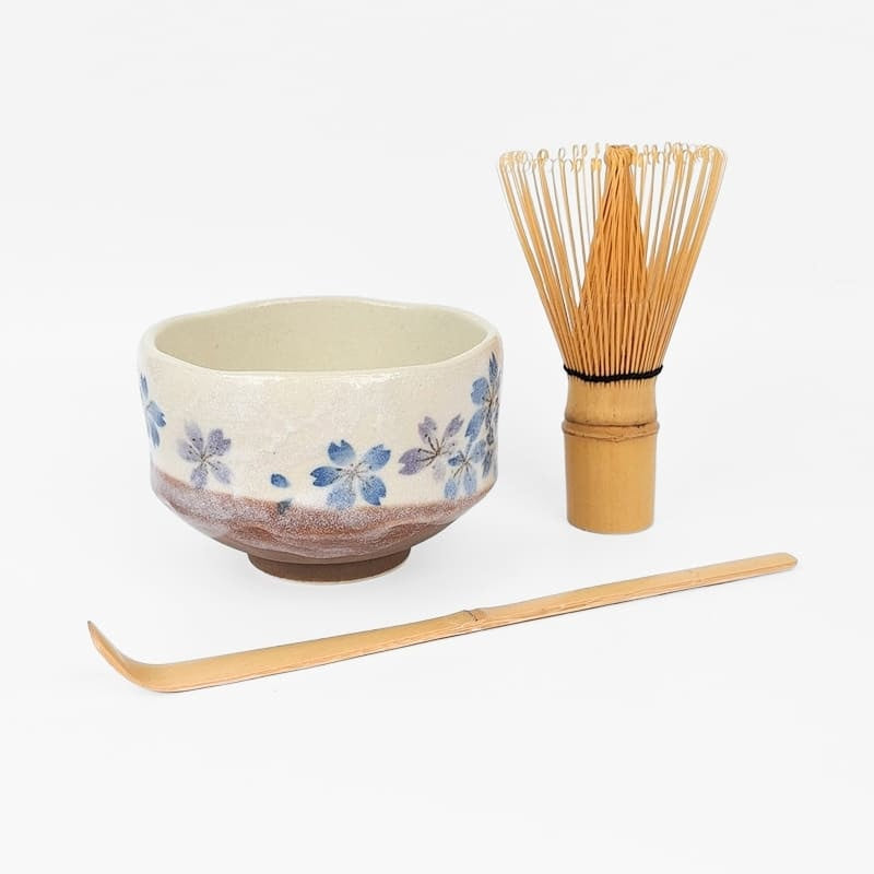 Sakura Blue japansk matchaskål