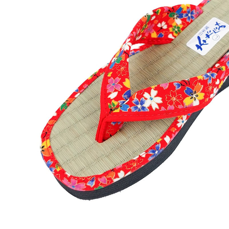 Sakura rød japansk zori EU 35-37