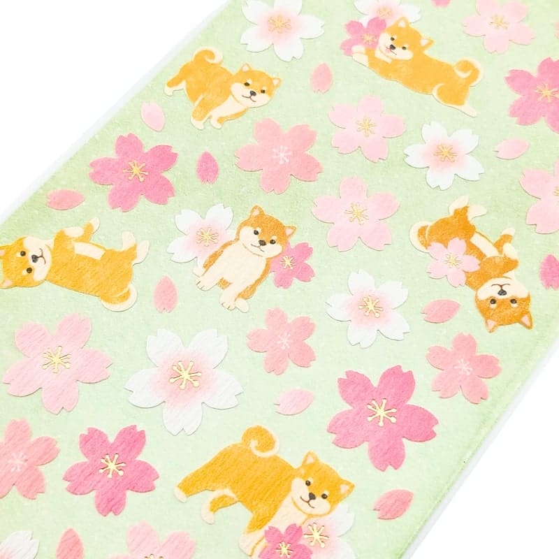 Sakura Shiba Inu japanske klistermærker