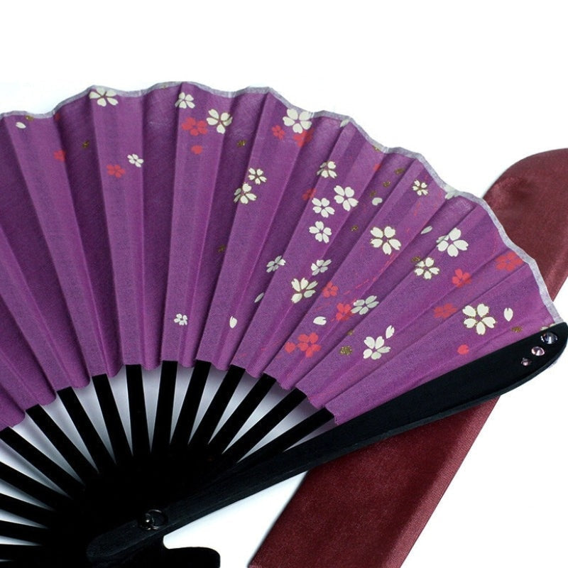 Sakura Violet japansk vifte