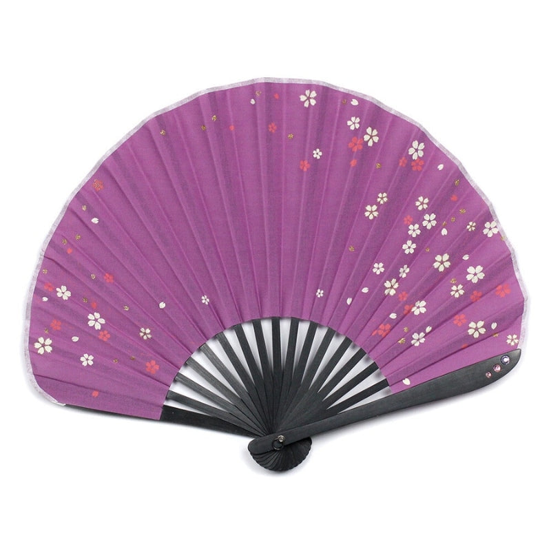 Sakura Violet japansk vifte