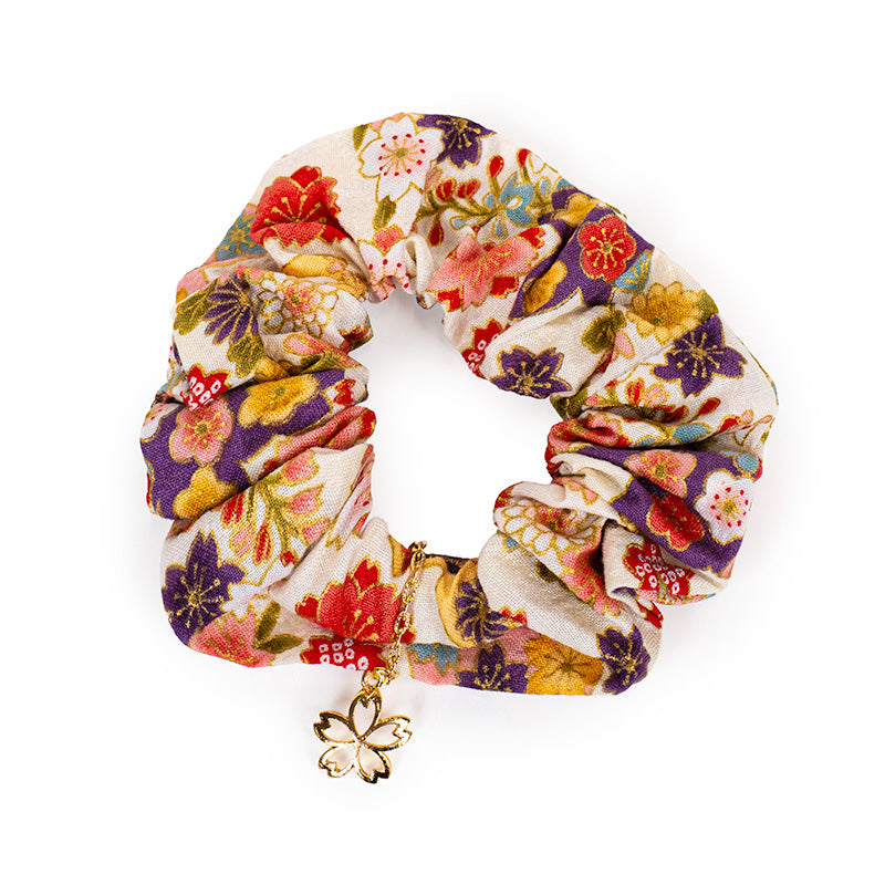 Scrunchie Hårelastik Japansk Hvid