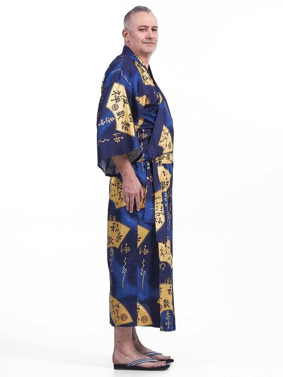 Sensu Gold japansk herrekimono - One size