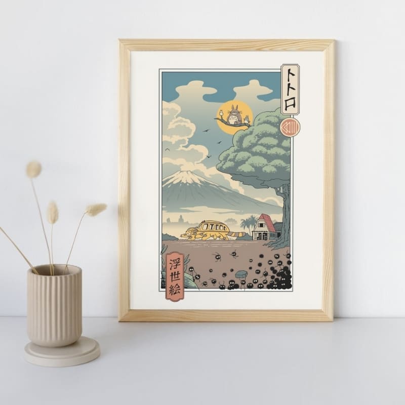 Skovens vogtere Japansk Ukiyo-e plakat A3