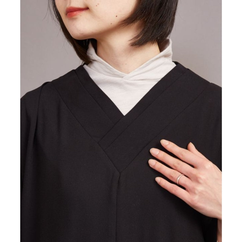Sort moderne japansk kjole Én størrelse