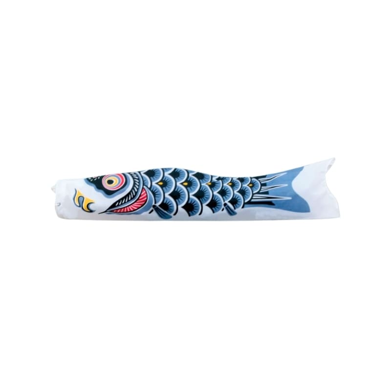 Sort traditionel japansk koinobori - 60 cm