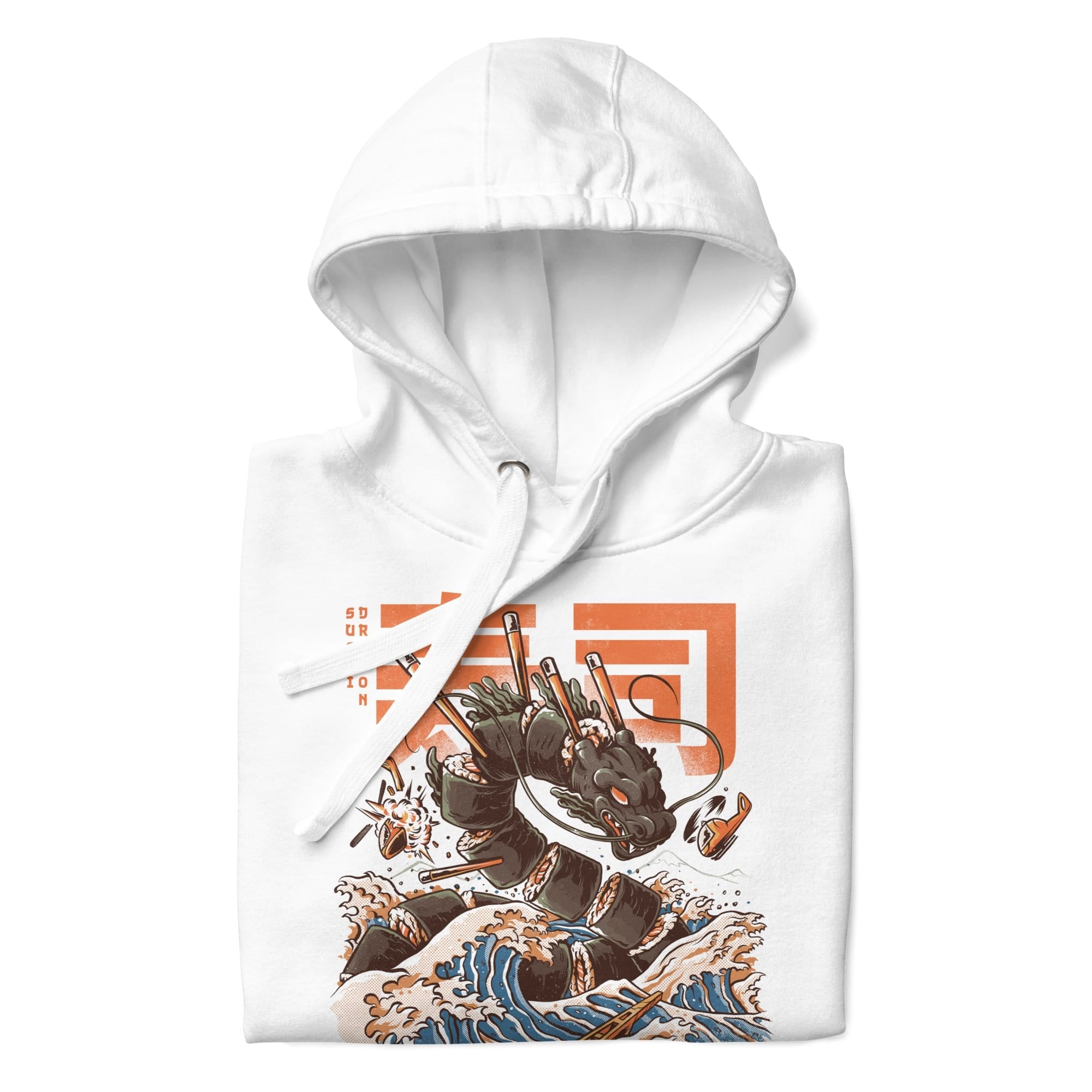 Sushi Dragon japansk sweatshirt