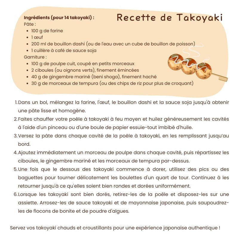 Takoyaki japansk stegepande