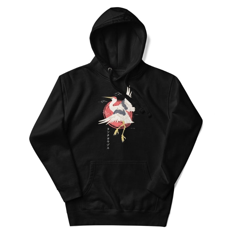 Tanchou japansk sweatshirt S / Sort