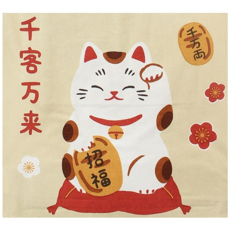 Taske Beige Fuku Maneki Neko