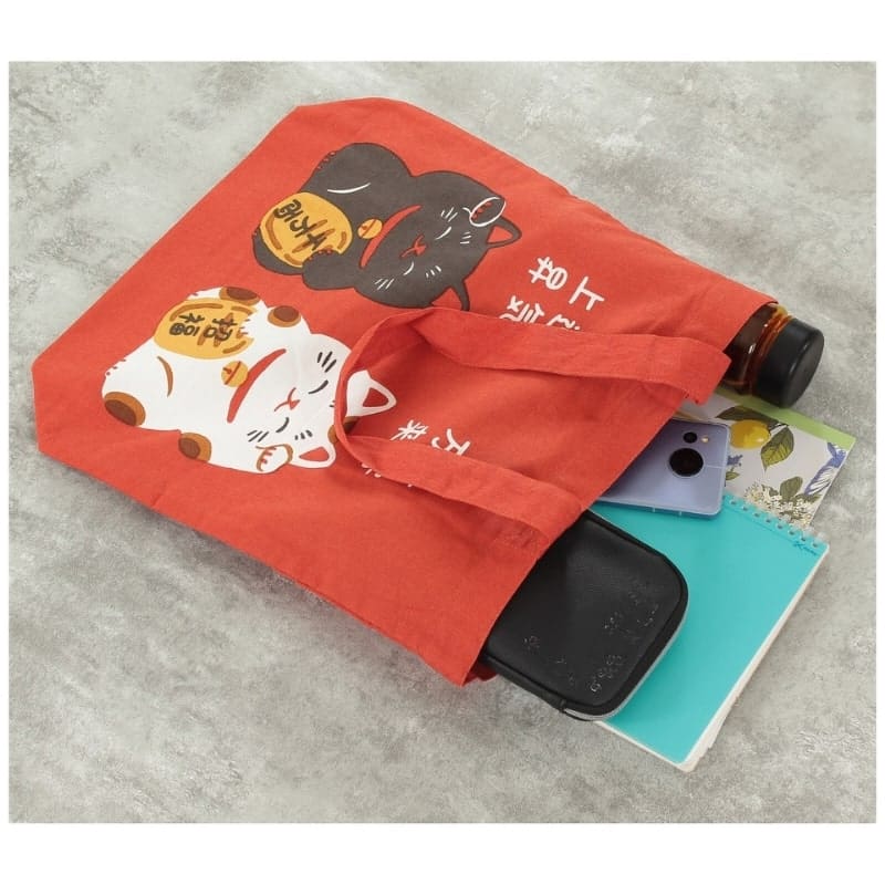 Taske Rød Maneki Neko Shōfuku