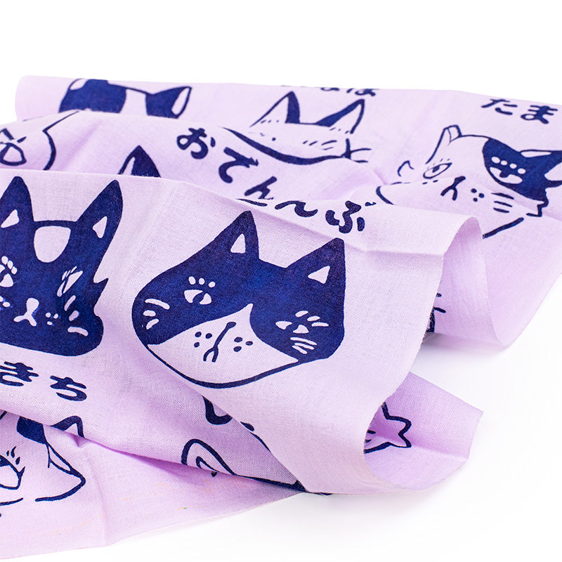 Tenugui japansk katteprint