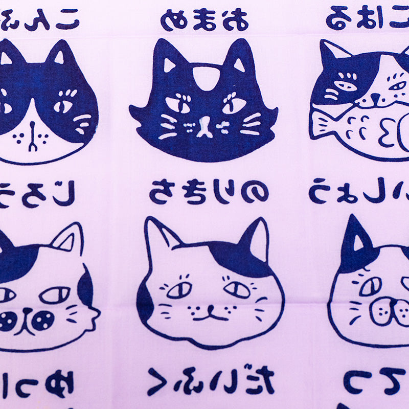 Tenugui japansk katteprint