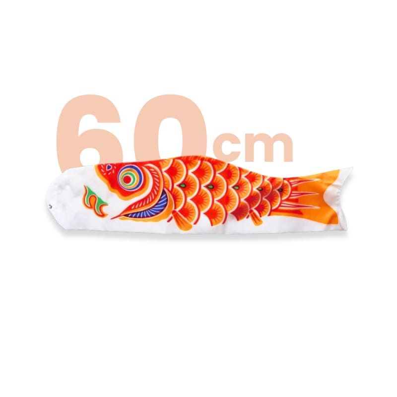 Traditionel japansk Koinobori Orange - 60 cm